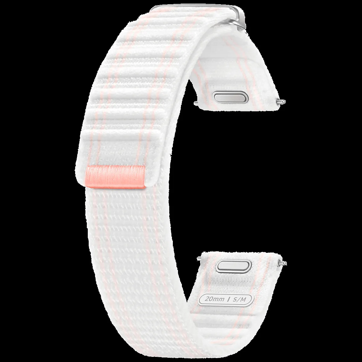 SAMSUNG ET-SVL30SWEGIN Fabric Band for SAMSUNG Galaxy Watch7 (S/M) (Effortless Style, Pink White)