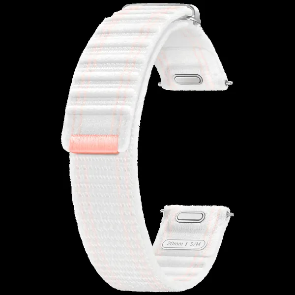 SAMSUNG ET-SVL30SWEGIN Fabric Band for SAMSUNG Galaxy Watch7 (S/M) (Effortless Style, Pink White)