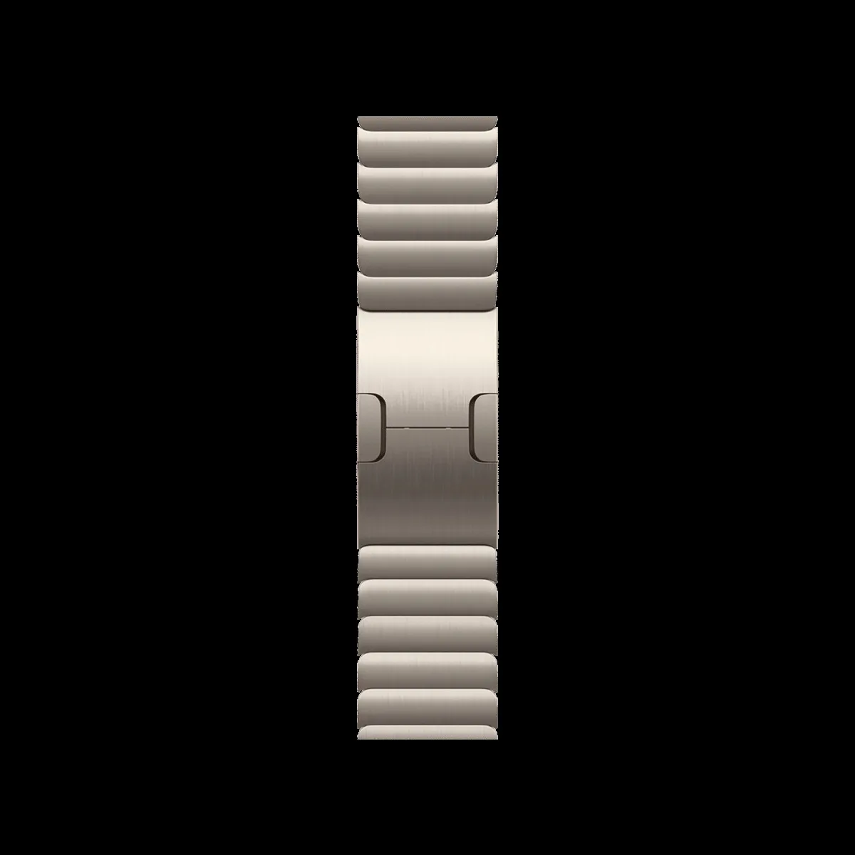Apple Stainless Steel Link Bracelet for Apple (38mm / 40mm / 41mm / 42mm) (Simple Release Button, Natural)