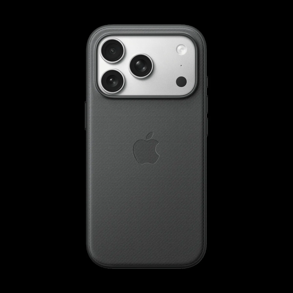 Apple TechWoven TPU & Recycled Polyester Back Cover for Apple iPhone 17 Pro (MagSafe Compatible, Black)