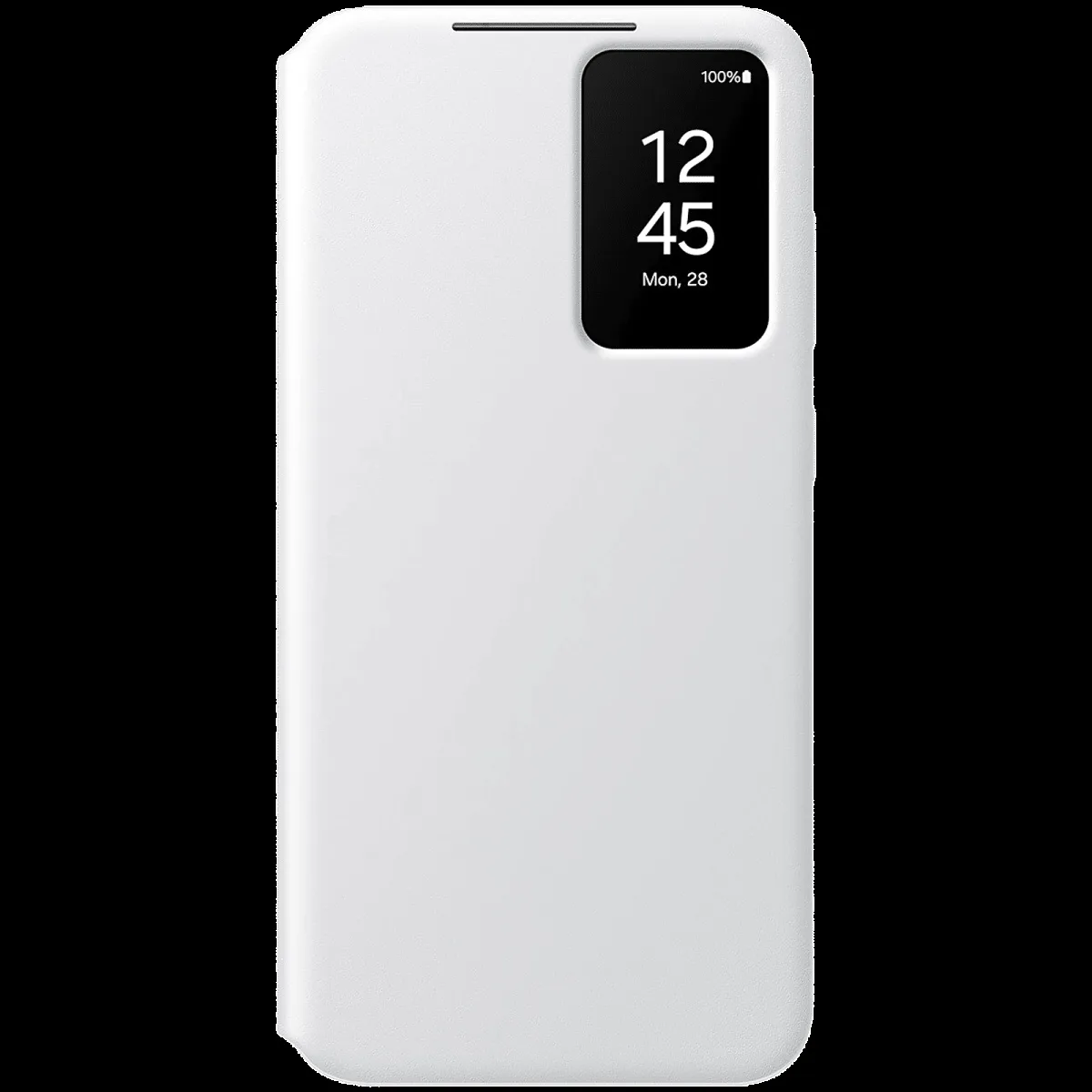 SAMSUNG Flip Cover for SAMSUNG Galaxy S24 (Small Smart Screen View, White)