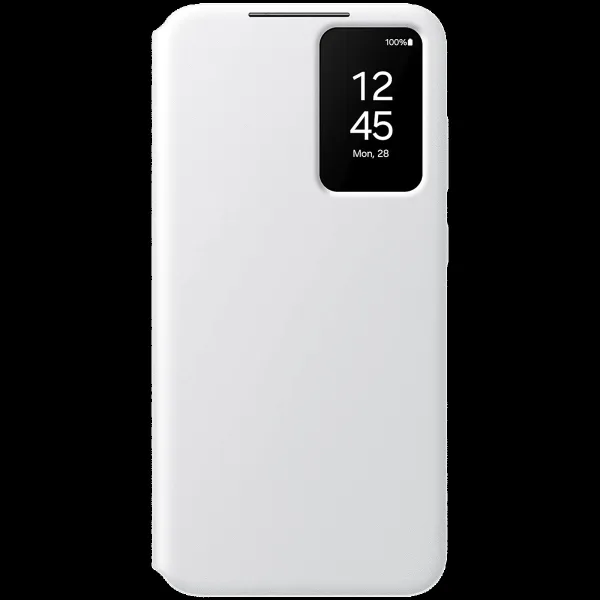 SAMSUNG Flip Cover for SAMSUNG Galaxy S24 (Small Smart Screen View, White)
