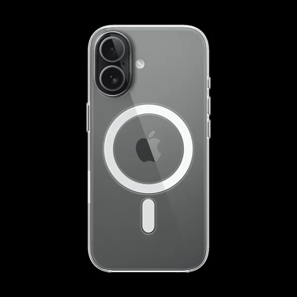 Apple Polycarbonate Back Cover for Apple iPhone 17 (MagSafe Charging Support, Clear)