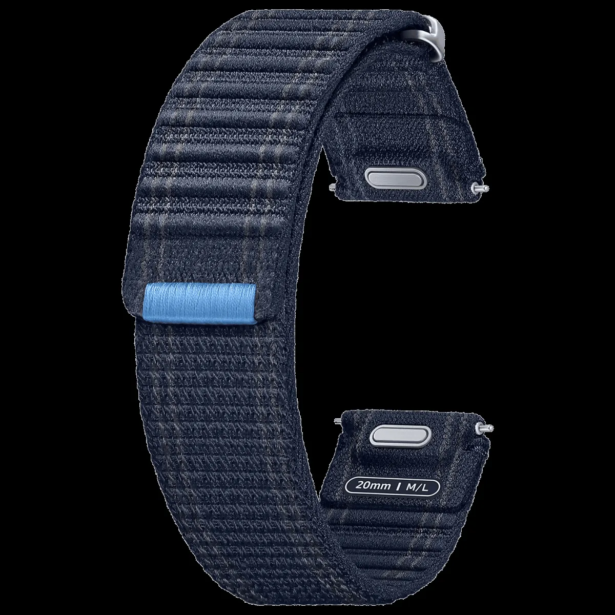 SAMSUNG ET-SVL31LNEGIN Nylon Fabric Band for SAMSUNG Galaxy Watch7, Watch4, Watch4 Classic, Watch5, Watch 5 Pro, Watch6 & Watch6 Classic (M/L) (Effortless Style, Navy)