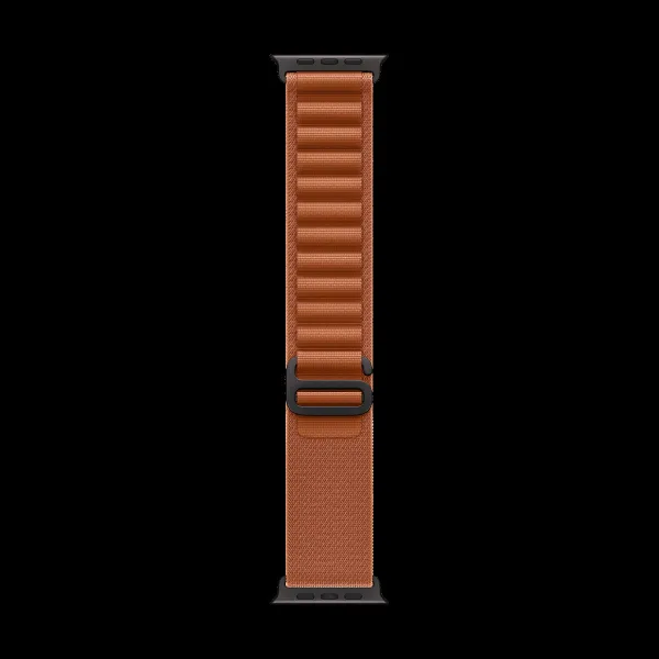 Apple Polyester, Spandex & Titanium Alpine Loop for Apple (44mm / 45mm / 46mm / 49mm, Medium) (High-Strength Yarns, Terra Cotta)