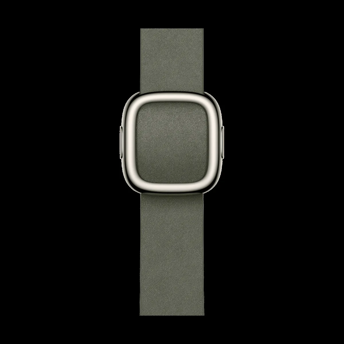 Apple Polyester Modern Buckle for Apple (38mm / 40mm / 41mm / 42mm, Small) (Strength & Stretch Resistance, Sage Grey)