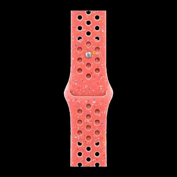 Apple Aluminium & Fluoroelastomer Nike Sport Band for Apple Watch (38mm / 40mm / 41mm / 42mm, M/L) (Durable & Strong, Magic Ember)