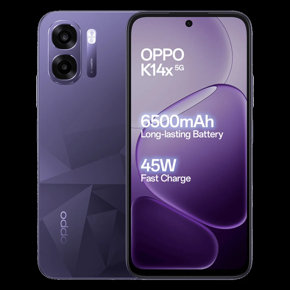 oppo K14x 5G (4GB RAM, 128GB, Prism Violet)
