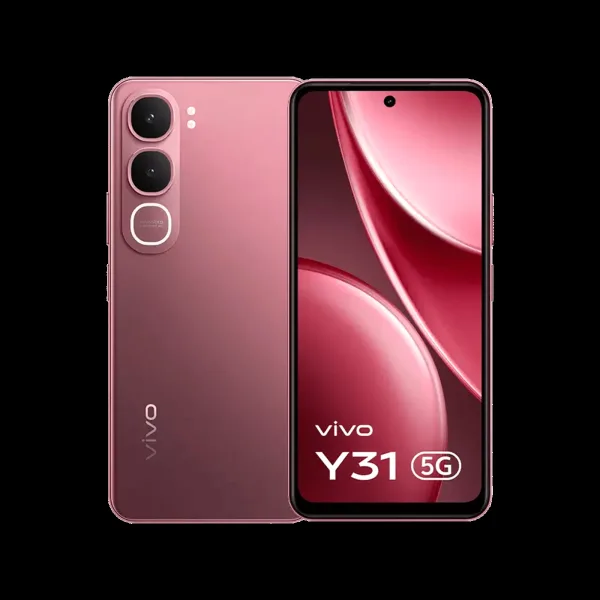 vivo Y31 5G (6GB RAM, 128GB, Rose Red)