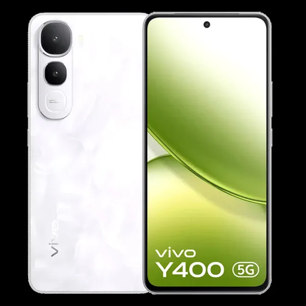 vivo Y400 5G (8GB RAM, 128GB, Glam White)