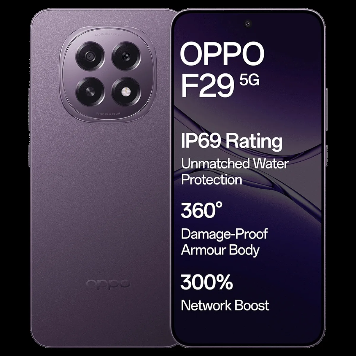 oppo F29 5G (8GB RAM, 128GB, Solid Purple)