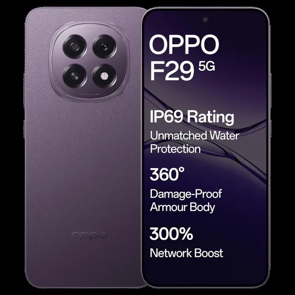 oppo F29 5G (8GB RAM, 128GB, Solid Purple)