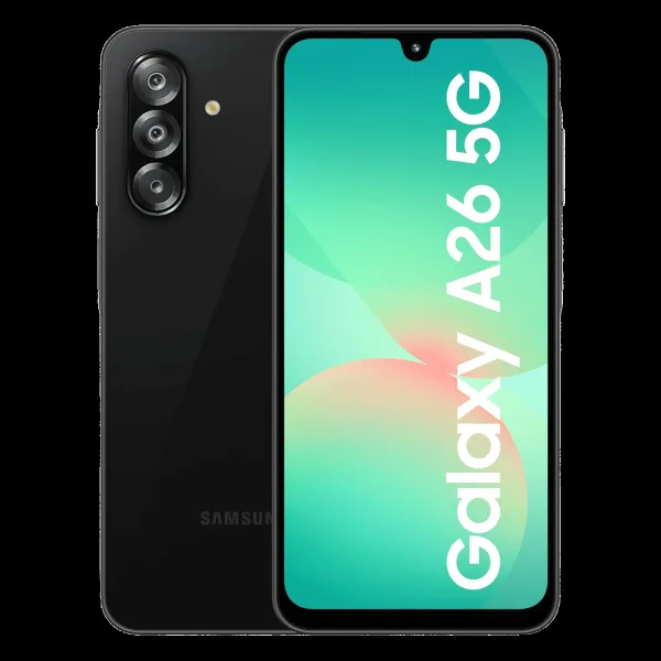 SAMSUNG Galaxy A26 5G (6GB RAM, 128GB, Awesome Black)