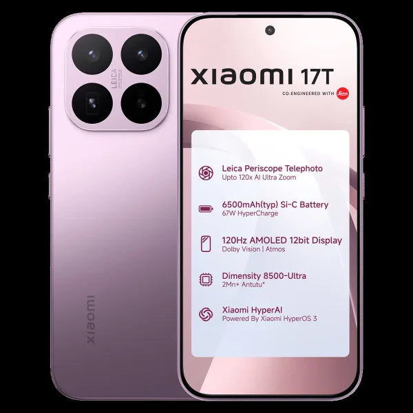Xiaomi 17T 5G (12GB RAM, 512GB, Violet)
