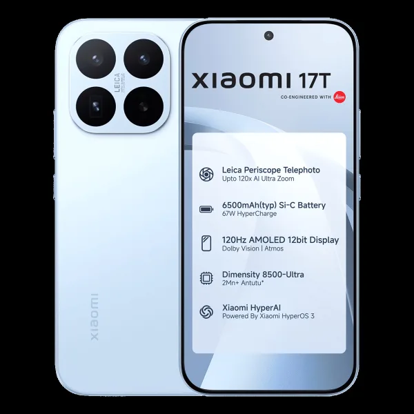 Xiaomi 17T 5G (12GB RAM, 512GB, Blue)