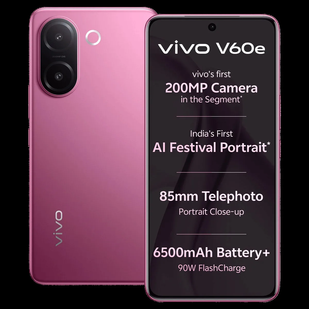 vivo V60e 5G (8GB RAM, 128GB, Elite Purple)