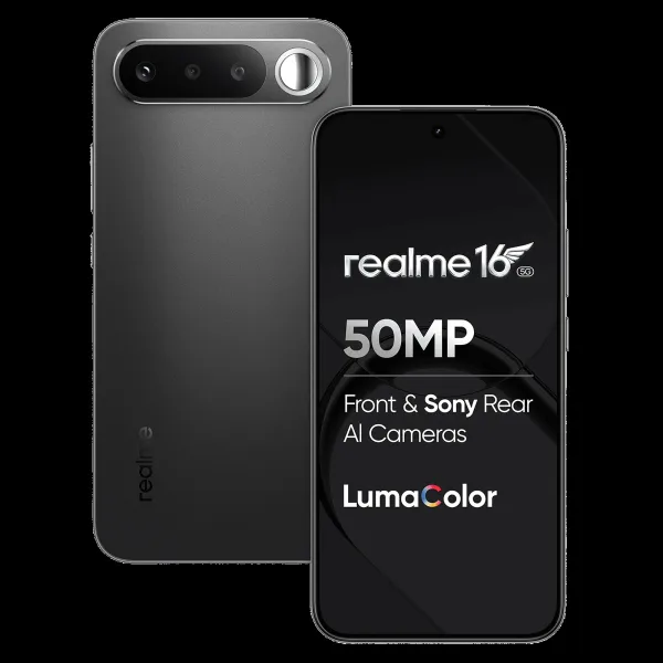 realme 16 5G (8GB RAM, 256GB, Air Black)