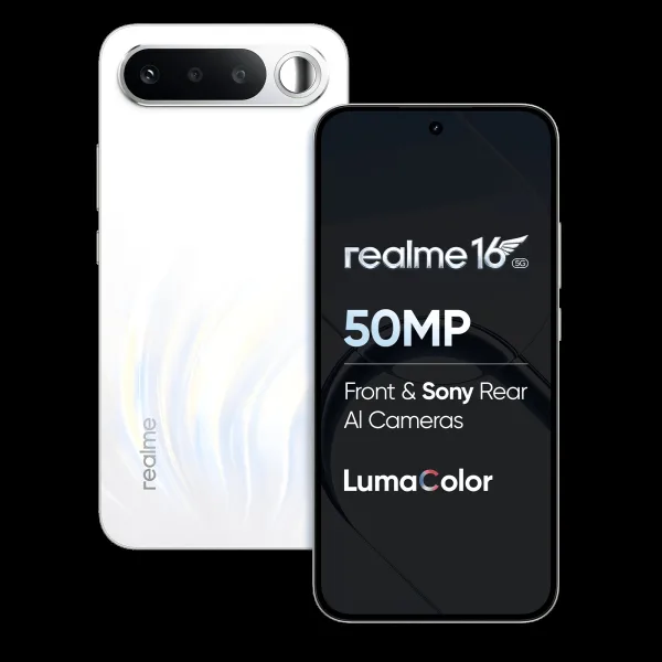 realme 16 5G (8GB RAM, 128GB, Air White)
