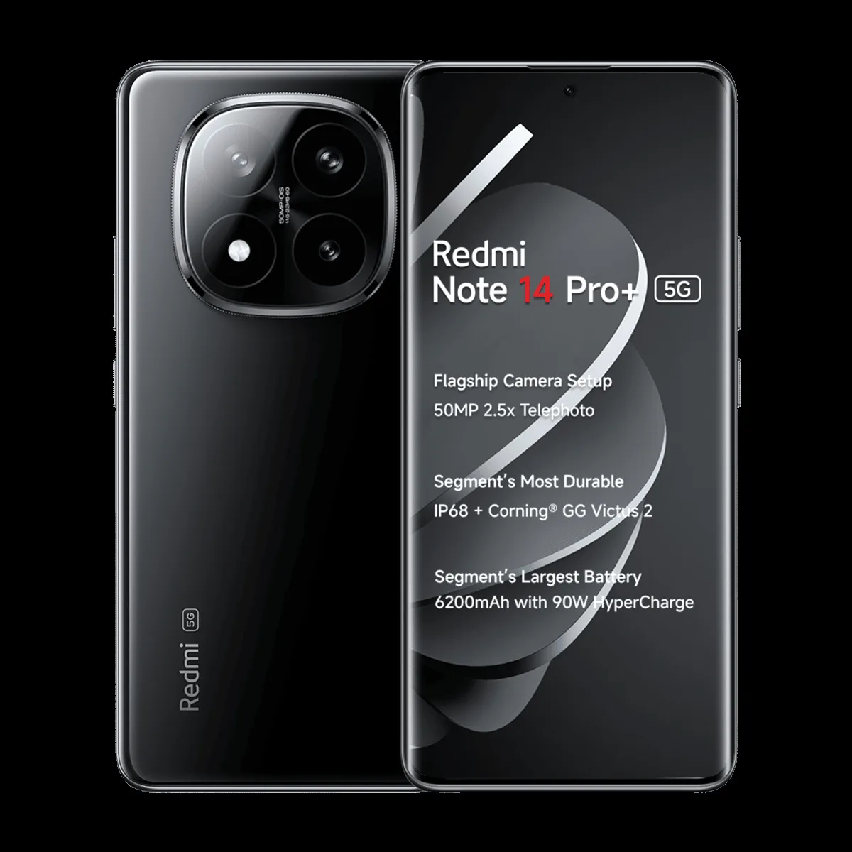 Redmi Note 14 Pro Plus 5G (8GB RAM, 128GB, Titan Black)