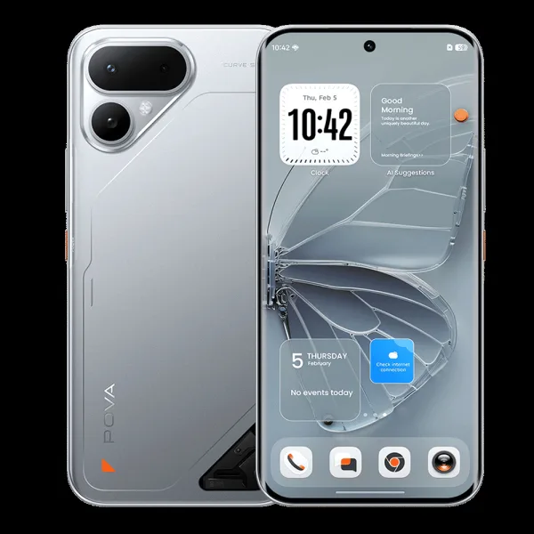 TECNO POVA CURVE 2 5G (8GB RAM, 256GB, Melting Silver)