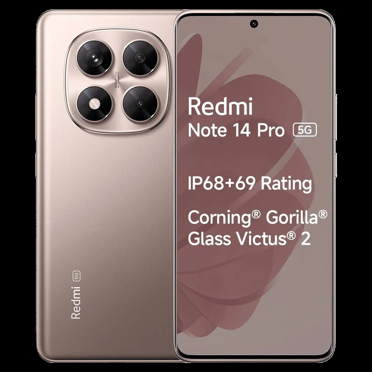 Redmi Note 14 Pro 5G (8GB RAM, 256GB, Champagne Gold)