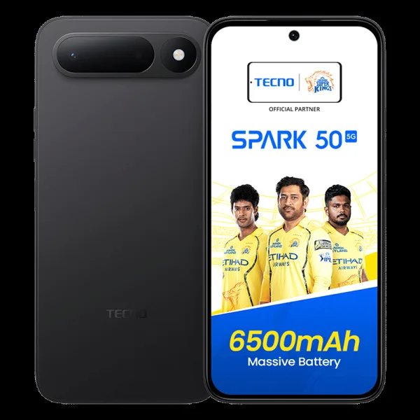 TECNO SPARK 50 5G (4GB RAM, 128GB, Ink Black)
