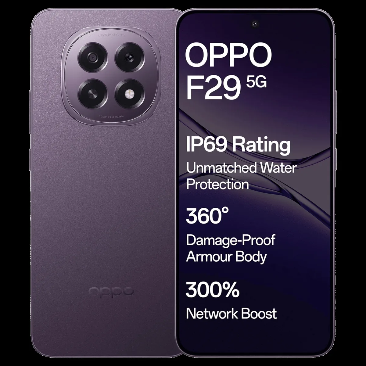 oppo F29 5G (8GB RAM, 256GB, Solid Purple)