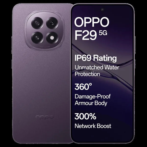 oppo F29 5G (8GB RAM, 256GB, Solid Purple)