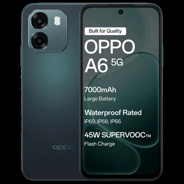 oppo A6 5G (6GB RAM, 256GB, Sapphire Blue)