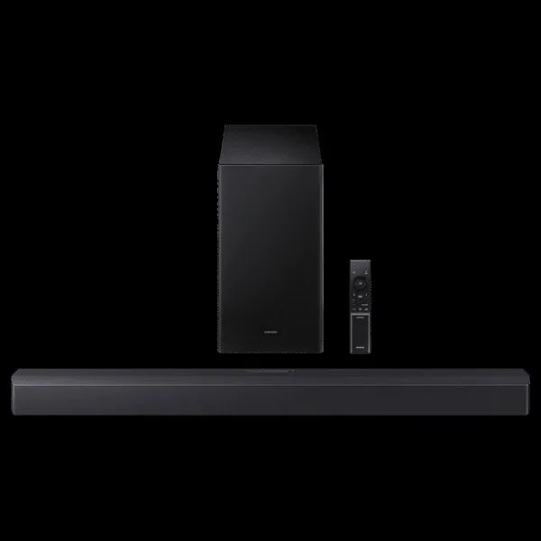 SAMSUNG B-series 300W Bluetooth Soundbar with Remote (Dolby Audio & DTS Virtual:X, 2.1 Channel, Titan Black)