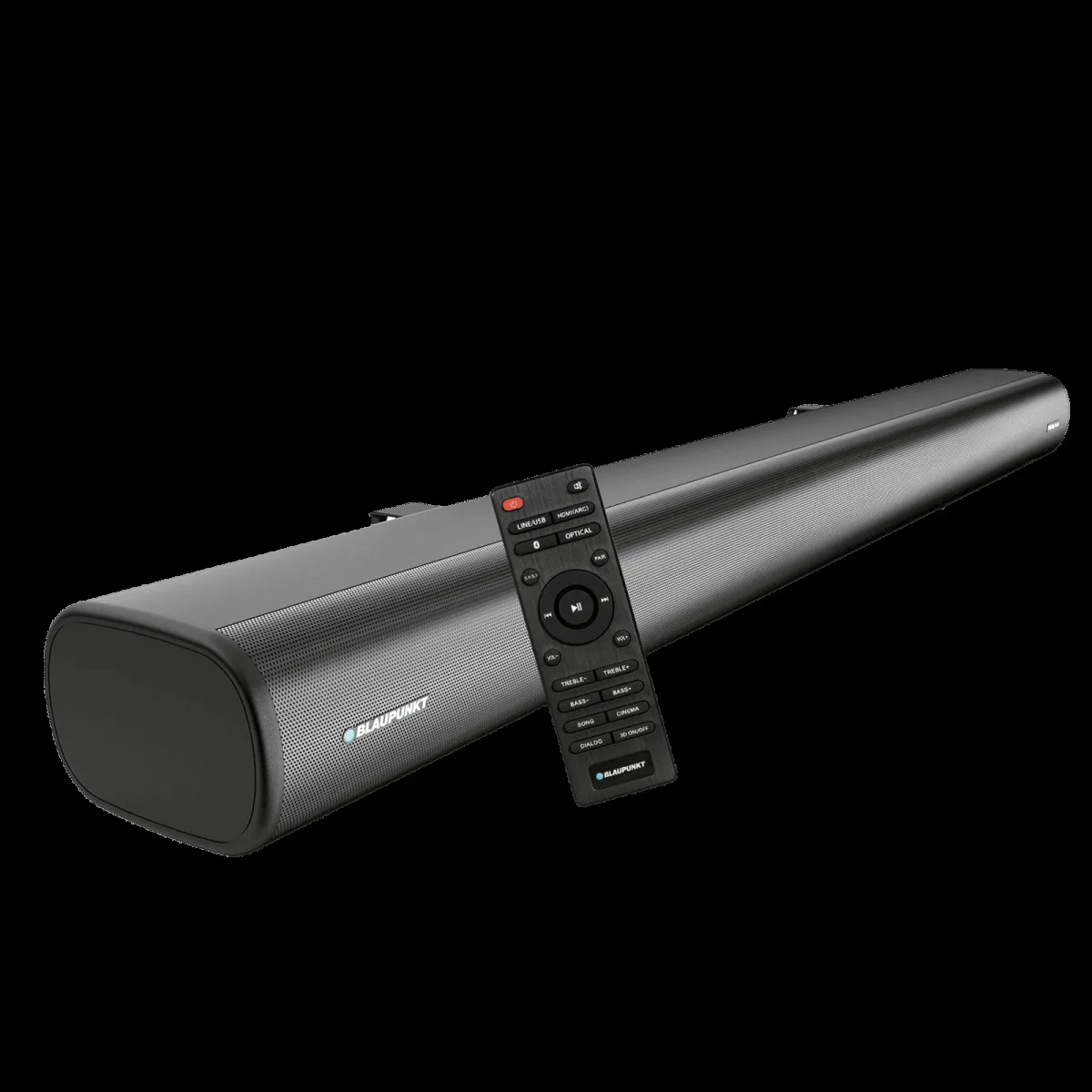 BLAUPUNKT SBA01 Krisp 100W Bluetooth Soundbar with Remote (Dolby, Black)