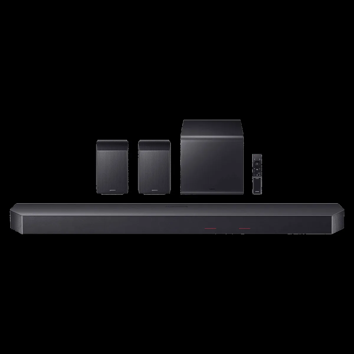 SAMSUNG Q-series 756W Bluetooth Soundbar with Remote (Wireless Dolby Atmos, 11.1.4 Channel, Titan Black)