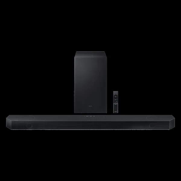 SAMSUNG Q-series 320W Bluetooth Soundbar with Remote (Wireless Dolby Atmos, 3.1.2 Channel, Titan Black)