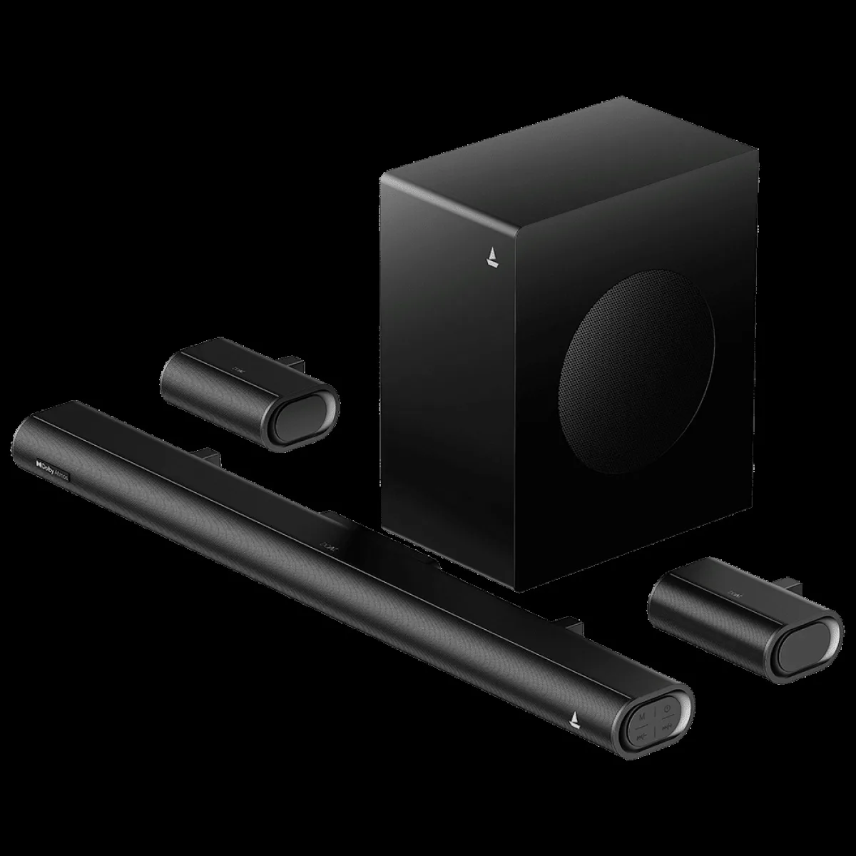 boAt Aavante Prime 5.1 5000DA 500W Soundbar with Remote (Dolby Atmos, 5.1 Channel, Black)