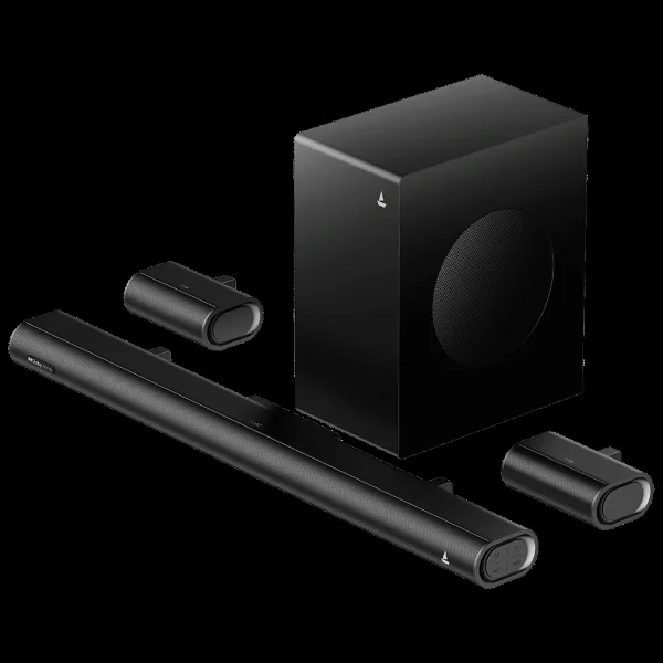 boAt Aavante Prime 5.1 5000DA 500W Soundbar with Remote (Dolby Atmos, 5.1 Channel, Black)