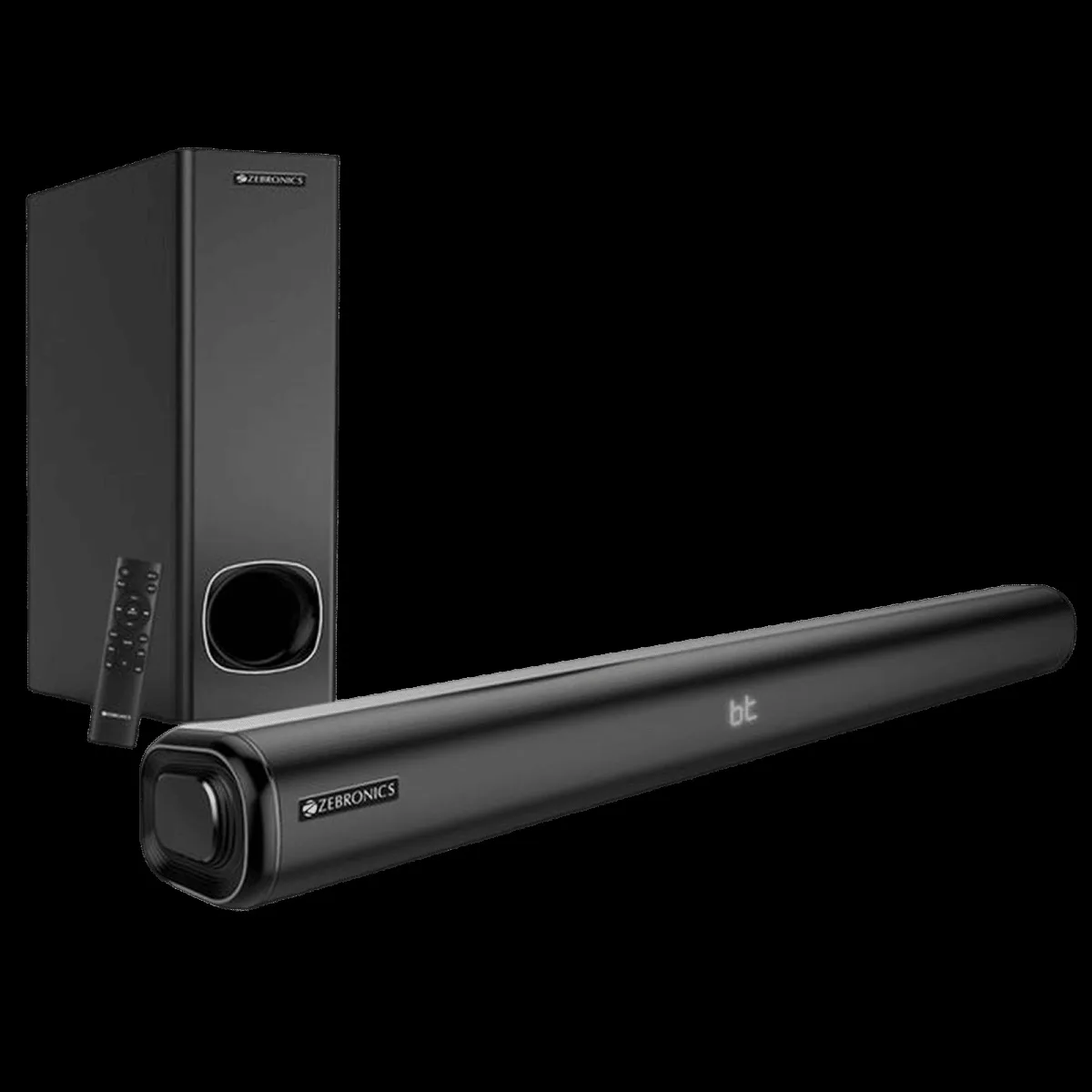 ZEBRONICS Zeb Juke bar 600 200W Bluetooth Soundbar with Remote (2.1 Channel, Black)