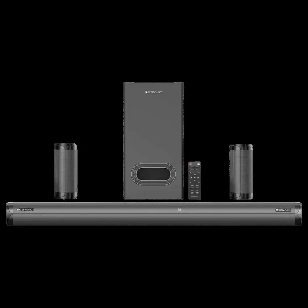 ZEBRONICS Zeb-Juke Bar 9450 Pro 625W Bluetooth Soundbar with Remote (Dolby Audio, 5.1 Channel, Black)
