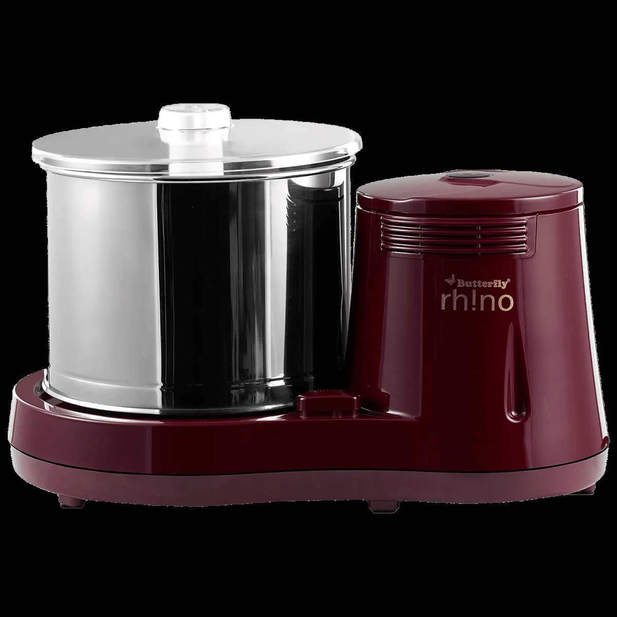 Butterfly Rhino 2 Litres 2 Stones Wet Grinder (Motor Overload Protector, Cherry Red)