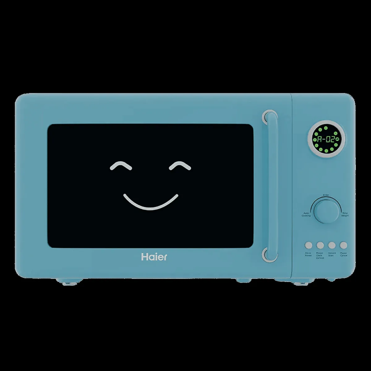 Haier Vogue 20L Solo Microwave Oven with 12 Autocook Menus (HIL20V1MBPD, Blue)