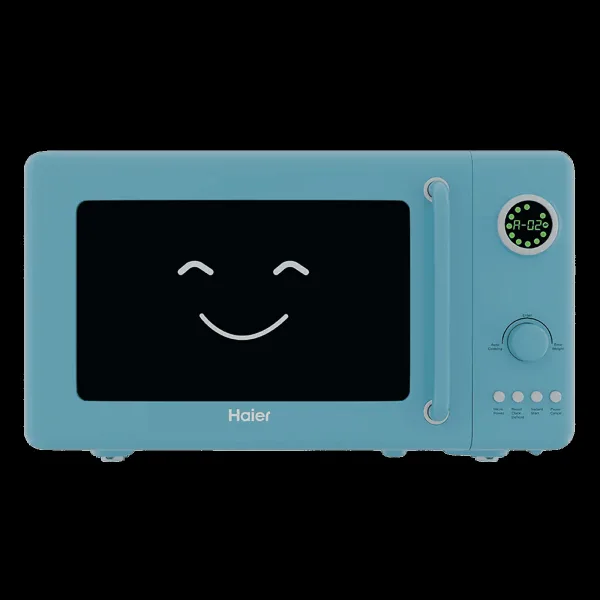 Haier Vogue 20L Solo Microwave Oven with 12 Autocook Menus (HIL20V1MBPD, Blue)