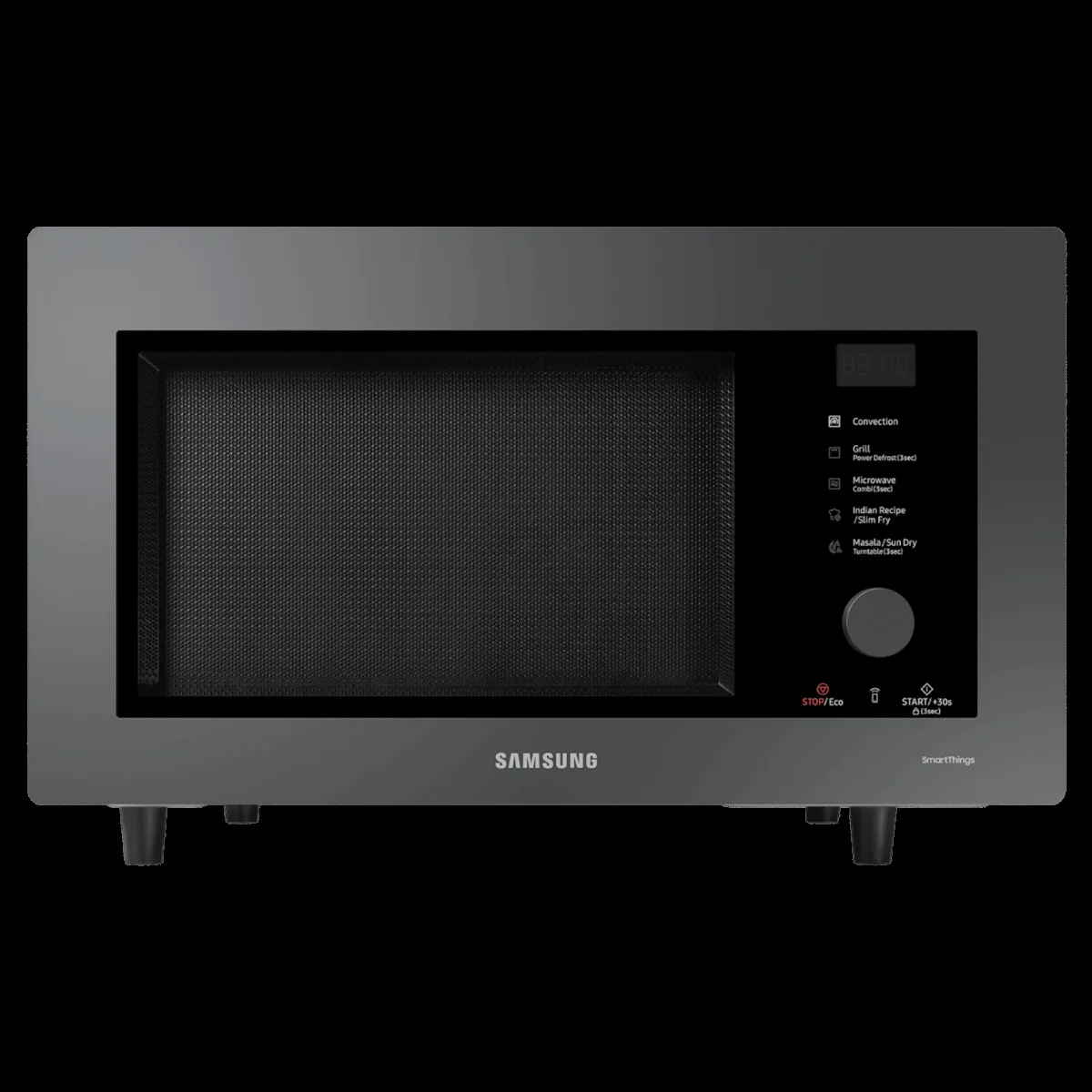 SAMSUNG 32L Convection Microwave Oven with Wi-Fi Enabled (MC32B7382QC, Clean Charcoal)