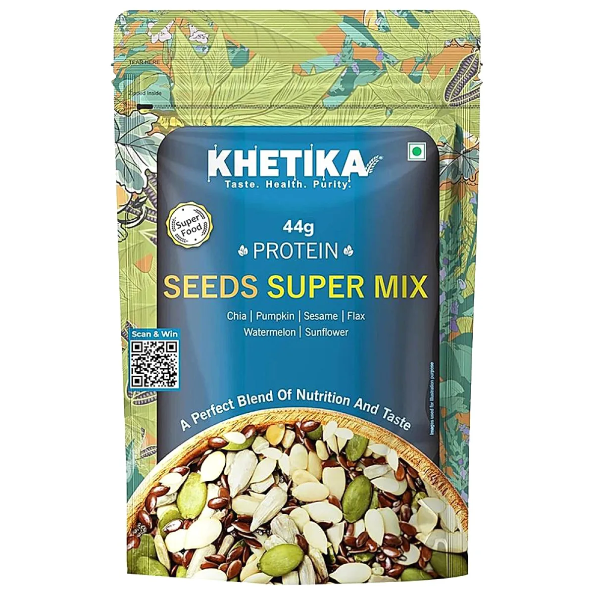 Khetika 52g Protein Seeds Super Mix