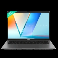 ASUS Vivobook S14 S3407VA-LY080WS Intel Core 5 13th Gen Thin & Light Laptop (16GB, 512GB SSD, Windows 11 Home, 14 inch WUXGA IPS Display, MS Office Home 2024, Matte Gray, 1.4 KG)