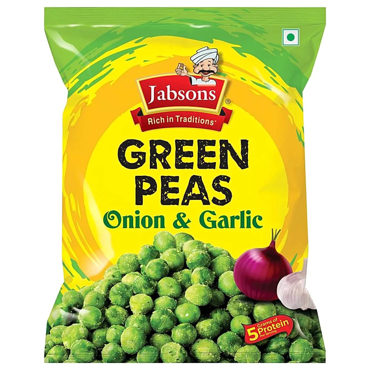 Jabsons Green Peas Onion & Garlic