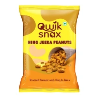 Qwick Snax Roasted Peanuts With Hing & Jeera