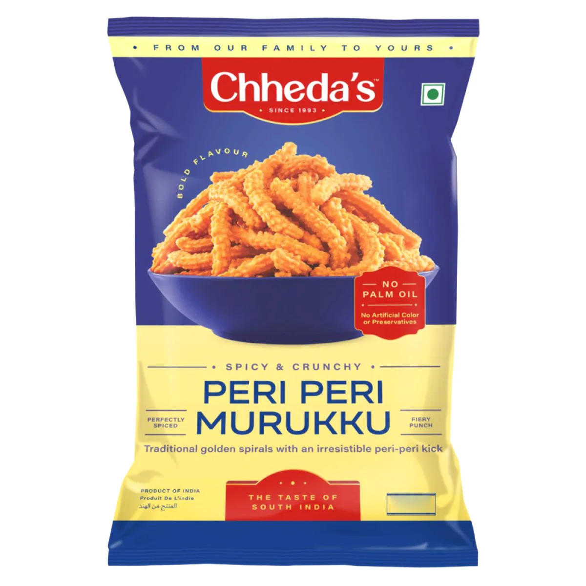 Chheda's Spicy & Crunchy Peri Peri Murukku