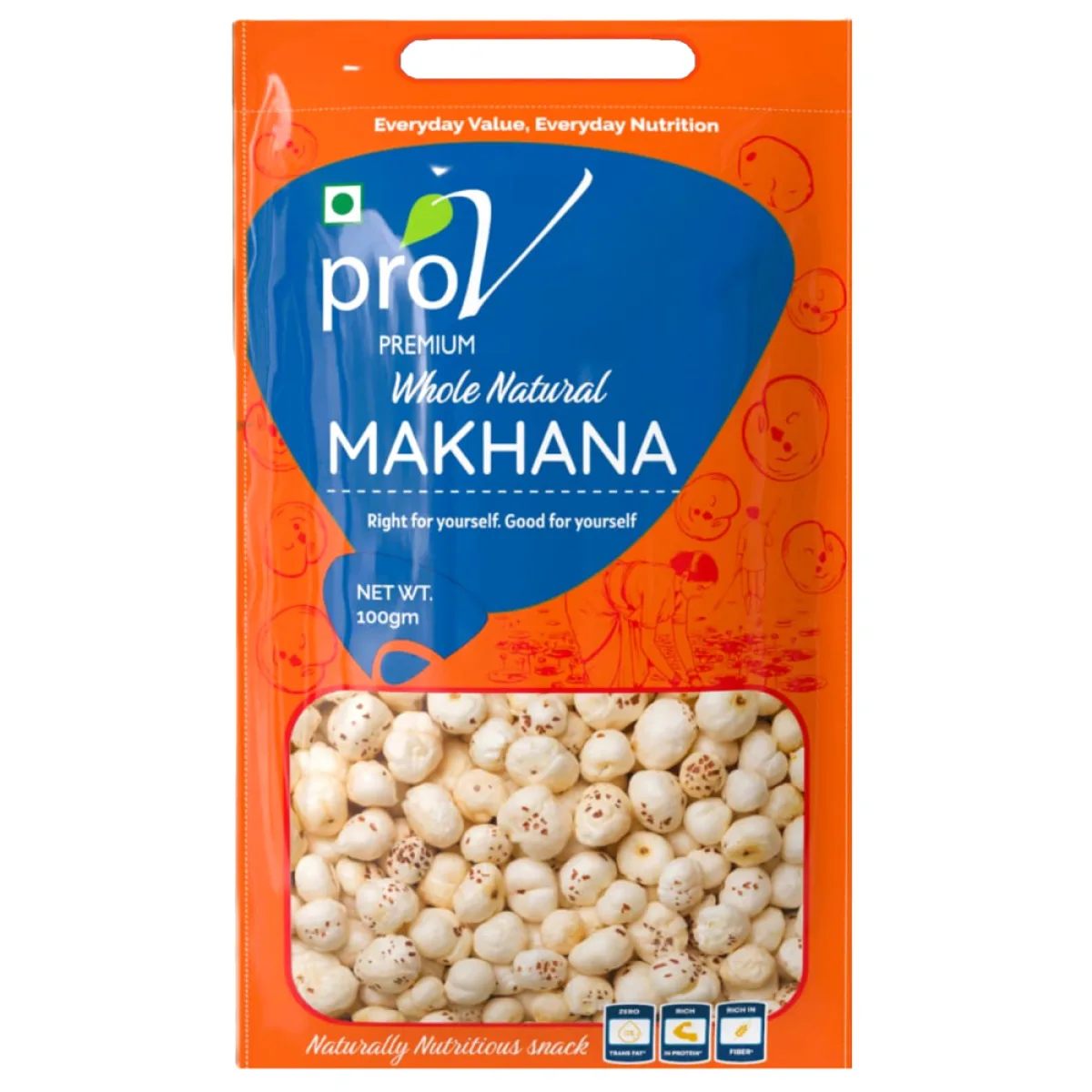 ProV Premium Whole Natural Makhana