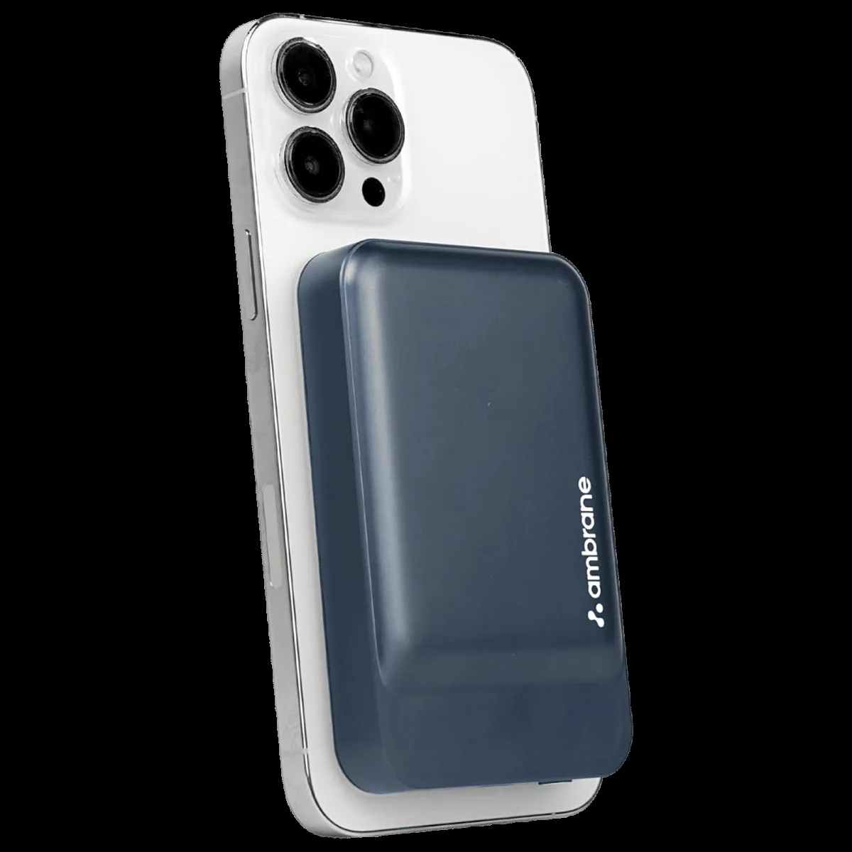 ambrane AeroSync PB Prime 10000 mAh 22W Fast Charging Power Bank (1 Type C Ports, Premium Metallic Body, MagSafe Compatible, Blue)