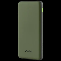urbn UPR105 10000 mAh 22.5W Fast Charging Power Bank (1 USB Type A and 2 Type C Ports, Ultra Slim, Power Delivery Compatible, Camo)