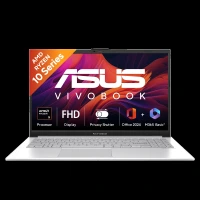 Asus Vivobook Go 15 AMD Ryzen 5 40 Thin & Light Laptop (16GB, 512GB SSD, Windows 11 Home, 15.6 inch Full HD IPS Display, MS Office Home 2024, Cool Silver, 1.63 KG)